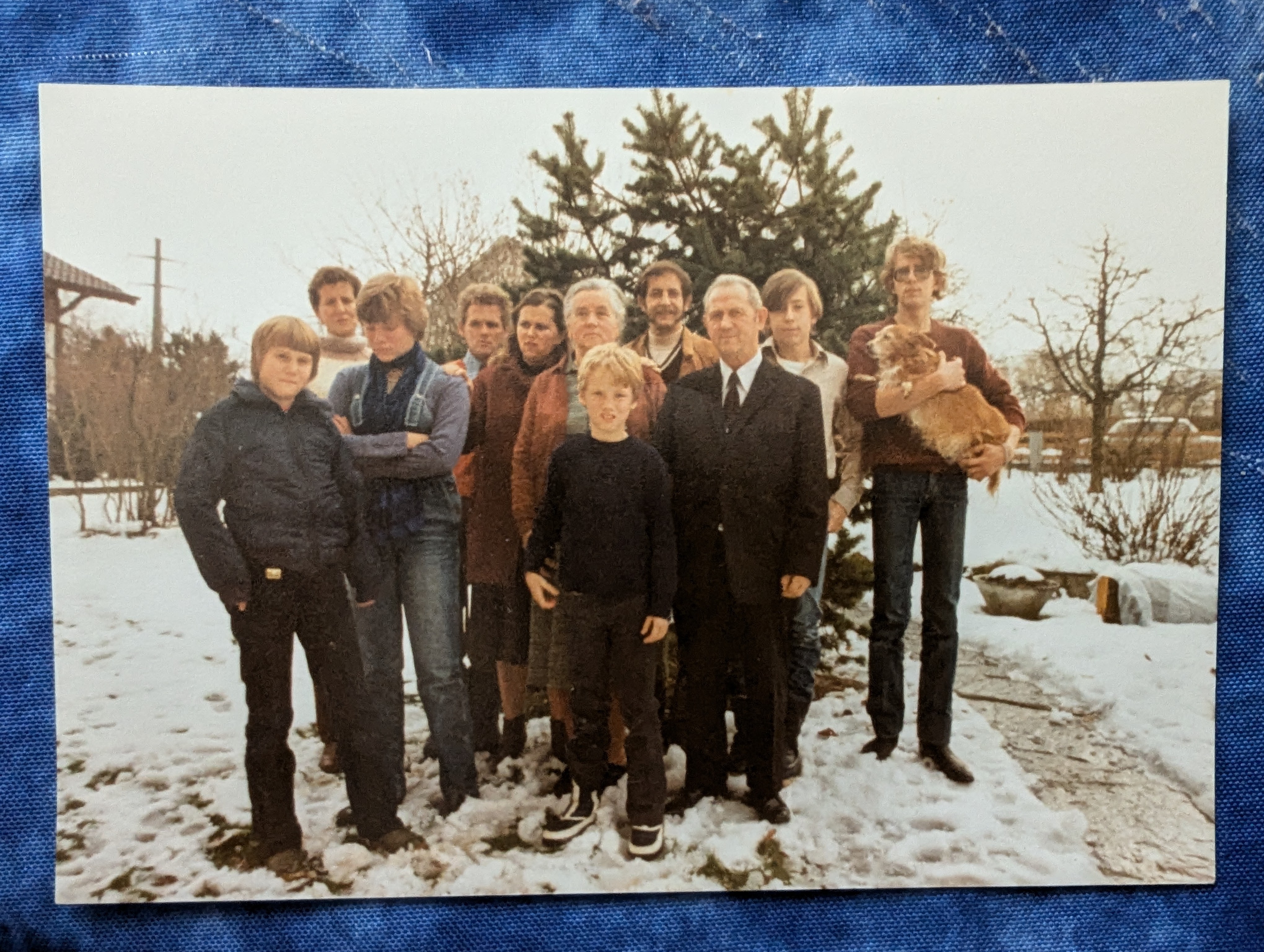 En famille en hiver